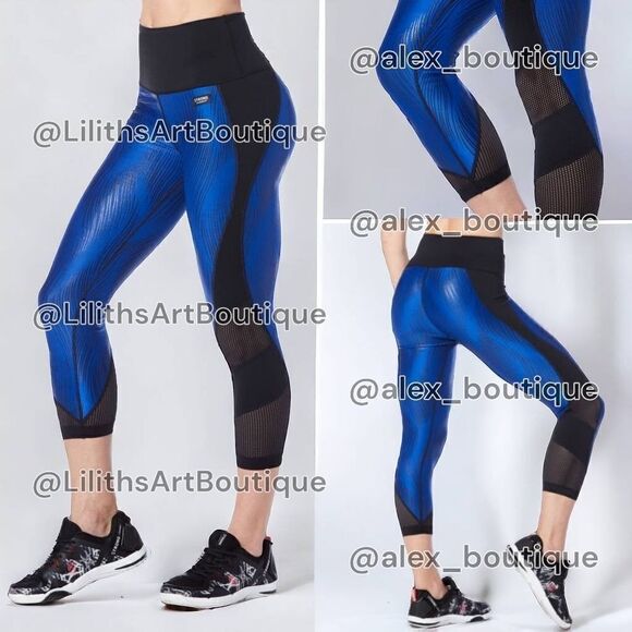 ❤️Zumba Strong Repping Crop Leggings (E056)-Size S for Women - Picture 1 of 6